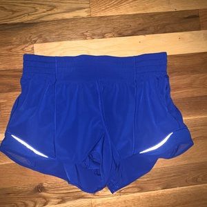 COPY - blue lulu lemon shorts